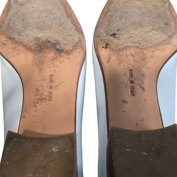 Salvatore Ferragamo White Flats - Picture 8 of 8